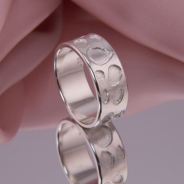 Ring Lotus Samenkapsel Silber